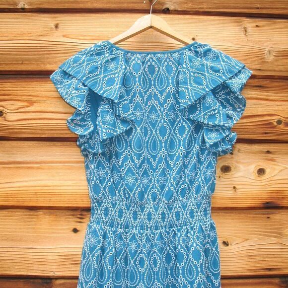 Shoshanna Zona Eyelet Midi Dress - Picture 10 of 13